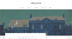 Desktop Screenshot of oddcatrina.com