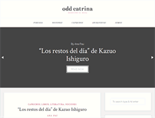 Tablet Screenshot of oddcatrina.com